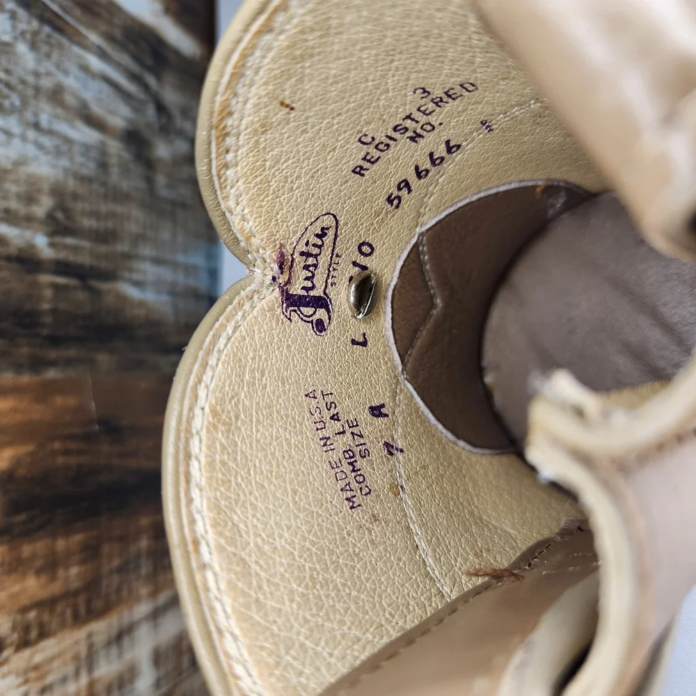 Vtg Leather Boot Cowhide Concho Western Beer Can Bottle Holder Koozie Set Pair - Picture 11 of 16